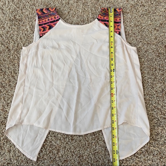 Anthro Jealous Tomato Medium Ivory Beaded Blouse - Picture 6 of 8